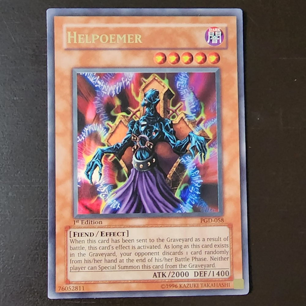 Yu-Gi-Oh! Helpoemer card 1ST EDITION!!